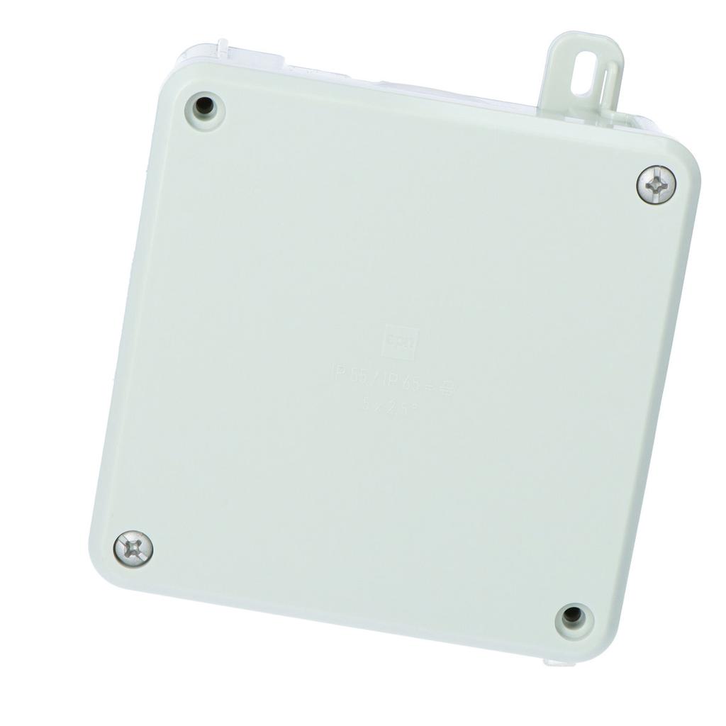 2K box IP55 / IP65 98x98x46,, 4xPG 13.5, Gray