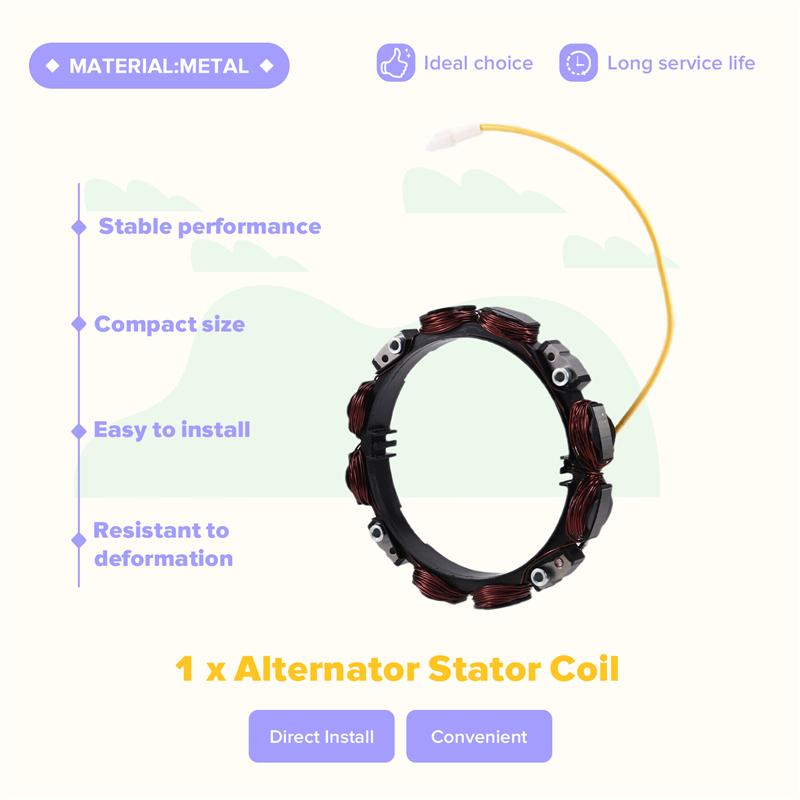 L10A 592829 691065 392595 691063 Generator Statorlindning För Briggs & Stratton BS Trekrets 5/9 Amp
