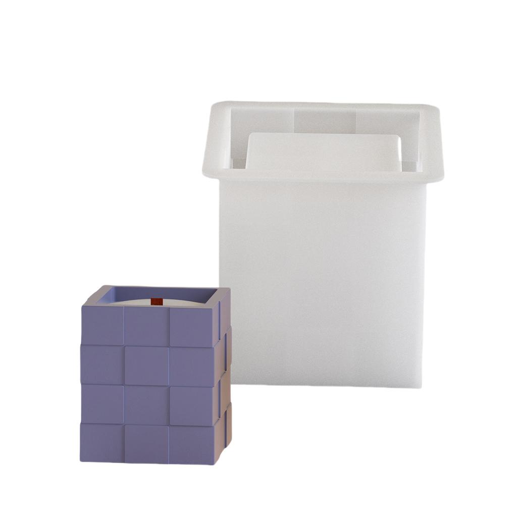 Silikonharpiksformer Håndverksformer Pennholderform Saftplanteplanterformer Lyskoppformer for Håndverk Ornament