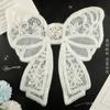 Duoku Cartoon Lace Bow Lace Embroidery Sticker Diy Hand Account Accessories Brooch Hairpin Jewelry Accessories Cloth Sticker