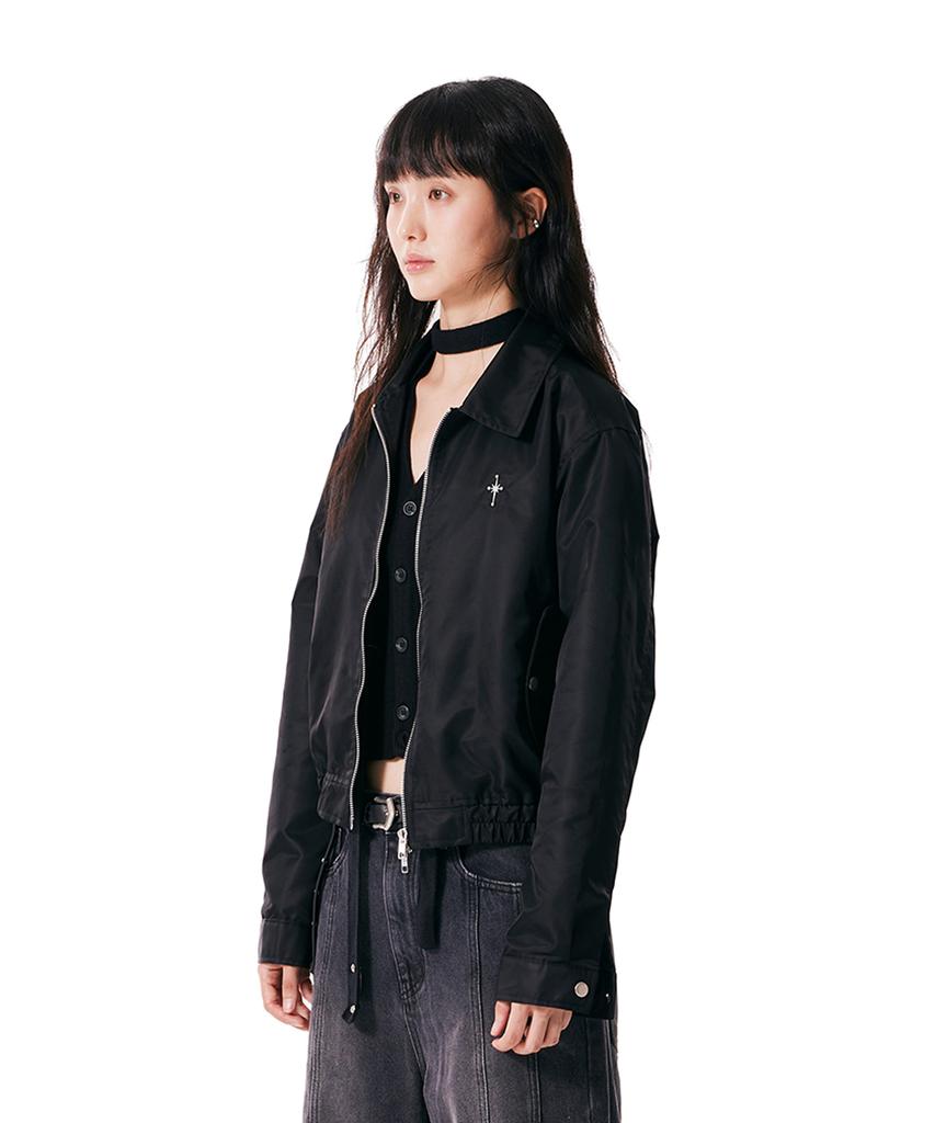 Iugamakaras Nylon Bomber Jacket (Black)