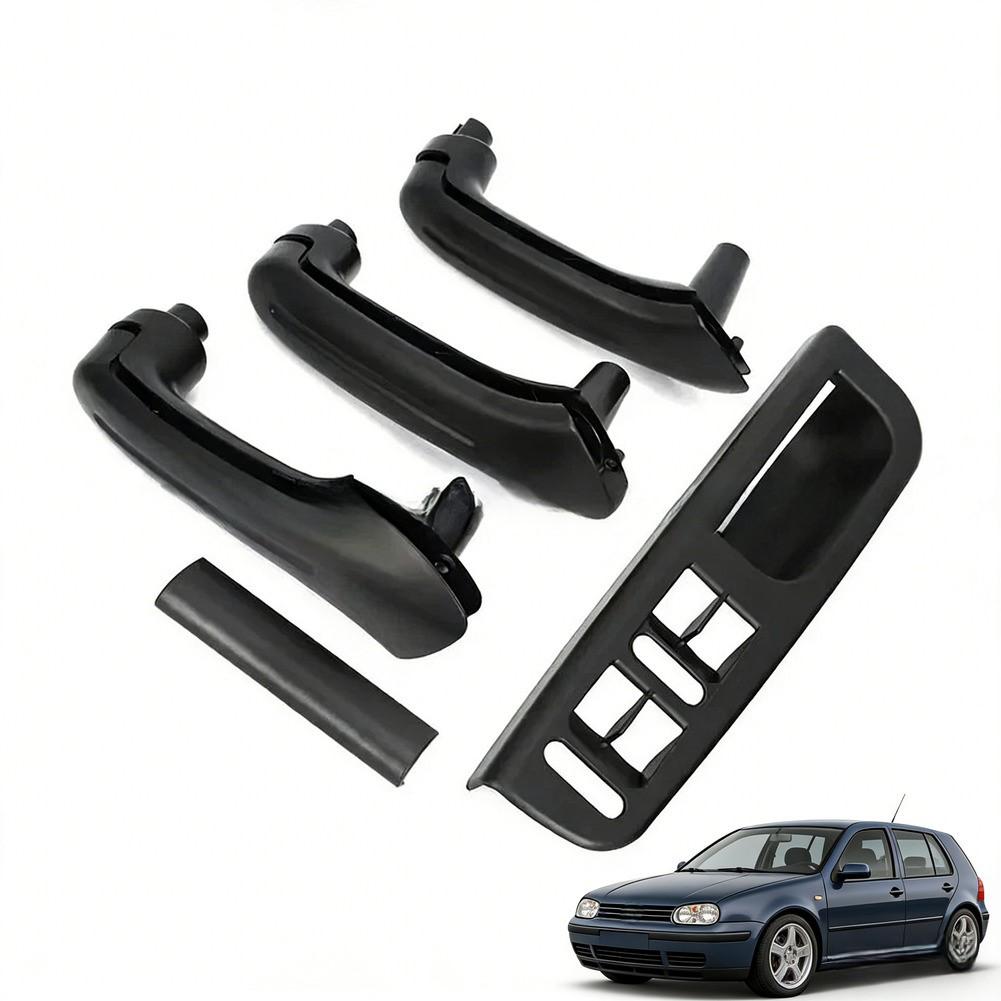 Switch Bezel Door Handle Cover Car Interior Upgrade ABS Plastic Compact Design Seamless Integration For Golf IV