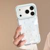 Solid Color Polka Dot IPhone17 Apple 16promax Mobile Phone Case Suitable for 14 Simple Japanese and Korean Style 13 Transparent 15 Soft Ke