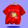 New SpongeBob SquarePants Childrens TShirt Casual Daily Comfortable Breathable for Boys and Girls