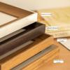 Multi-Size Photo Frame Acrylic Resin Resin Picture Frame Wide Border Retro Style Vintage Photo Frame Home Decoration