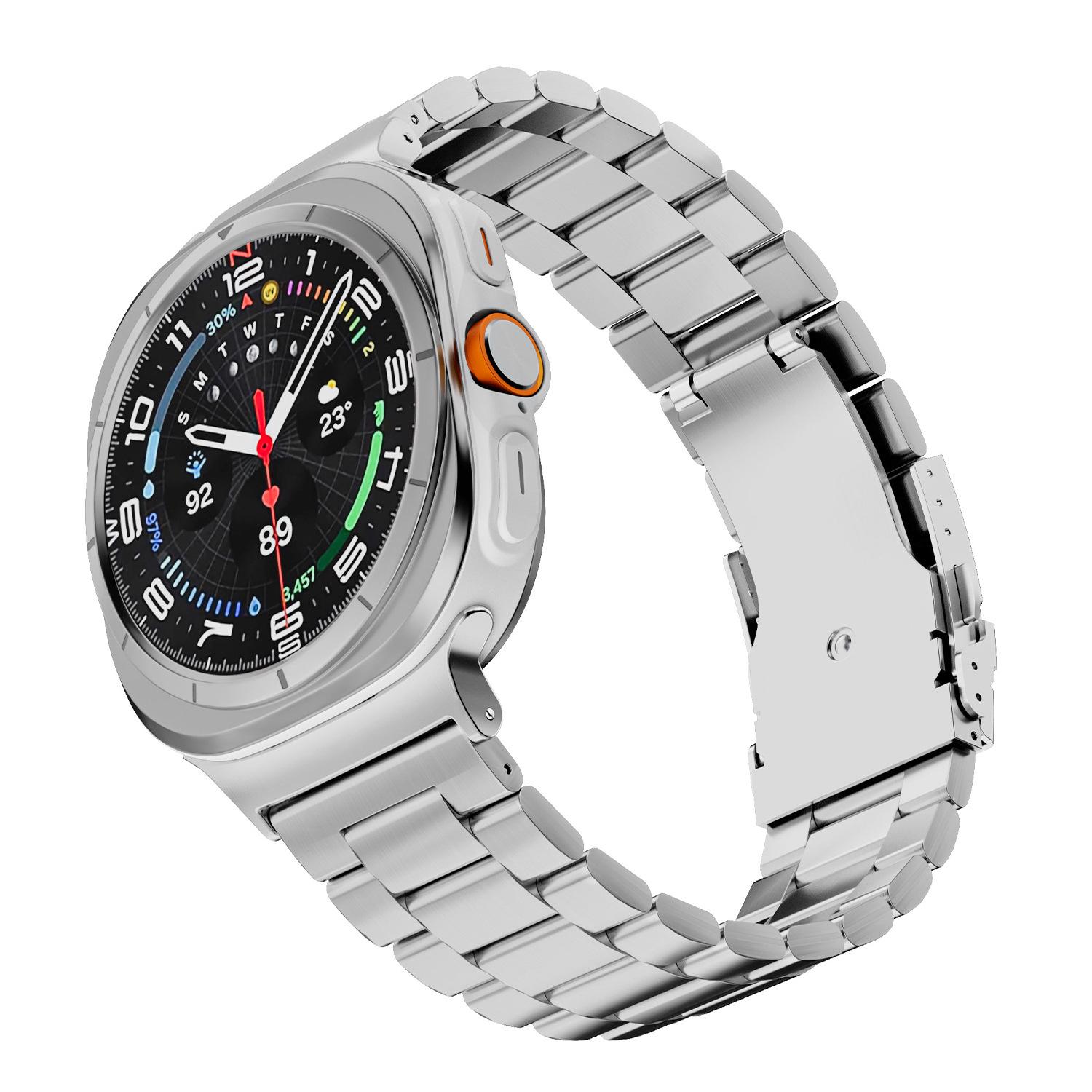 

Samsung Galaxy Watch 8 Ultra Трехзвенный браслет из титанового сплава Samsung Watch 8 (40/44/Classic)