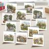 12PCS DIY Diamond Painting Greeting Card Set with Envelopes Diamond Art Painting Greeting Card Kit Congratulations Cards & Gifts