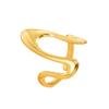 Personalized Stainless Steel Irregular Geometric Open Ring