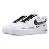 Nike Air Force 1 Collezione Stampe Antiscivolo Ammortizzazione Leggero Basse Skateboard Shoes Unisex Nero Bianco CW2288-111(Team241-CSgo)