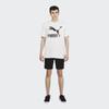 Puma Retro American Running Print Crew Neck Short Sleeve T-Shirt Men Tops White 532653-52