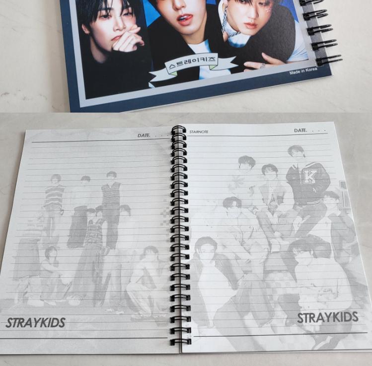 Stray Kids Spring Memo Notebook 15cm × 21cm (Random Image)