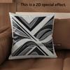 2D Modern Abstract Pattern Decorative Pillow Covers Pattern Cushion Cover Suitable For Sofa Bedroom Car Pillow Cover