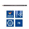 STAEDTLER Pencil Mars Lumograph black Drawing Sketching Carbon Core 12 Pieces 100B-7B