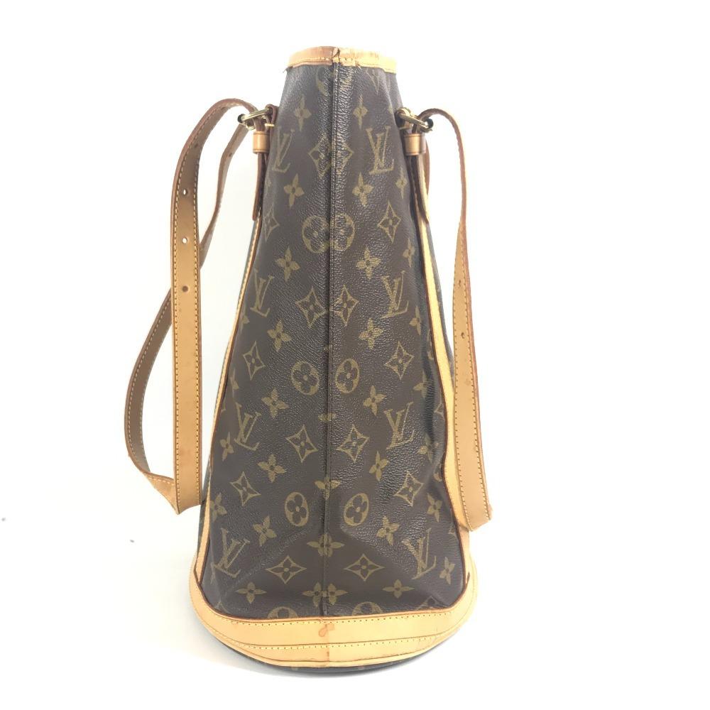 Louis Vuitton M42236 Bolsa Tote Ombro Monogram Bucket GM Marrom