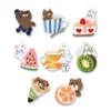 8PCS Self-adhesive Clothing Patch Fruits Clothes Appliques Phone Case Embroidered Patch  Sewing