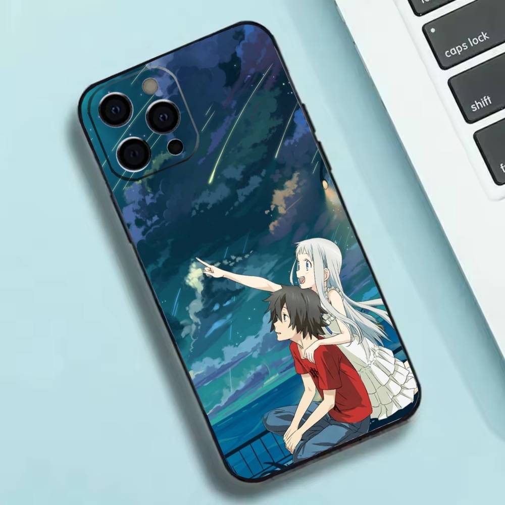 AnoHana M-Meiko Anime H-Honma Phone Case Silicone Soft For IPhone 17 16 15 14 13 12 11 X XR Plus Pro Max Plus