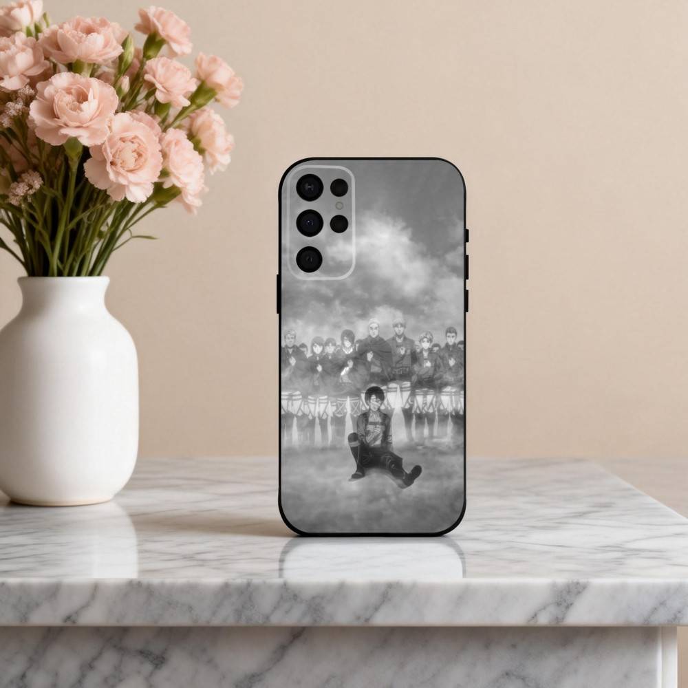 Чехол для телефона L-Levi A-Ackerman A-Attack O-On T-Titans для Samsung S25,S24,S21,S22,S23,S30,Ultra,S20,Plus,Другие Мягкий Черный Чехол Samsung S24