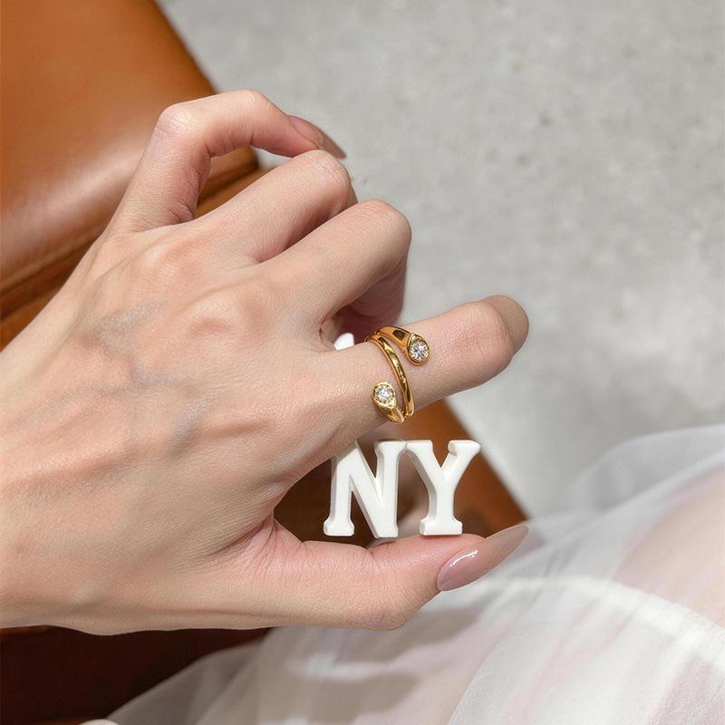 Gold Shop Same Style 9999 24K Real Gold Women'S Gold Ring With Adjustable Opening For Girlfriend Exquisite Gift Beautiful Jewelr