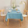 Dustproof Table Cover Waterproof Table Decor Cloth Cotton Linen Tablecloth  Kitchen