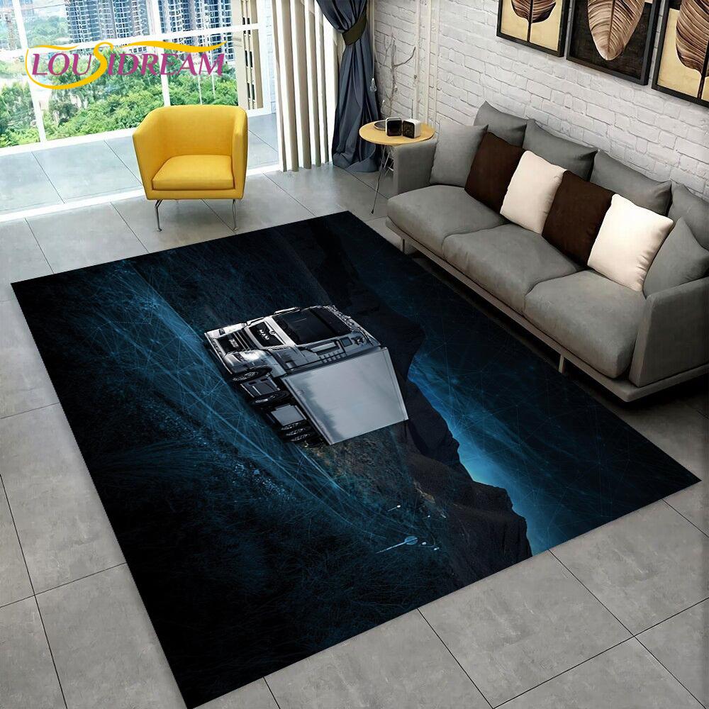 Latest MAN Truck Lorry 3D Printing Rug Carpet for Living Room Bedroom Home Decor,Floor Mat Non-slip Decoration for Sofa Doormat