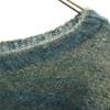 VINTAGE 60s 70s Long sleeve mohair knit green sweater Men's Used