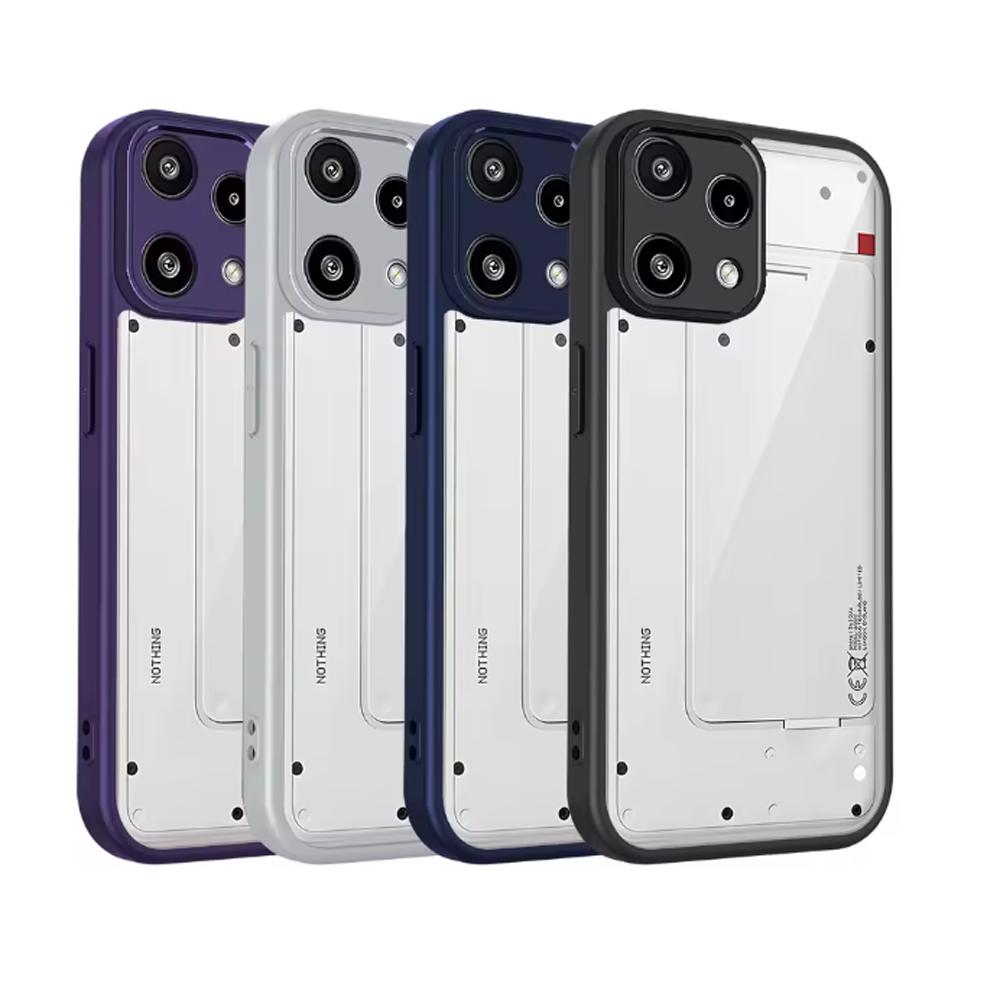 For Nothing Phone 3A Lite Case Nothing Phone3A Lite Phone Case Air Cushion Shockproof Silicon Bumper Clear Matte Back Cover Hard