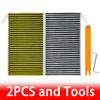 Car Cabin Filter With Activated Carbon Air Conditioning Filter Suitable For Tesla Model 3 Y Automotive Air Filter Bring Tools