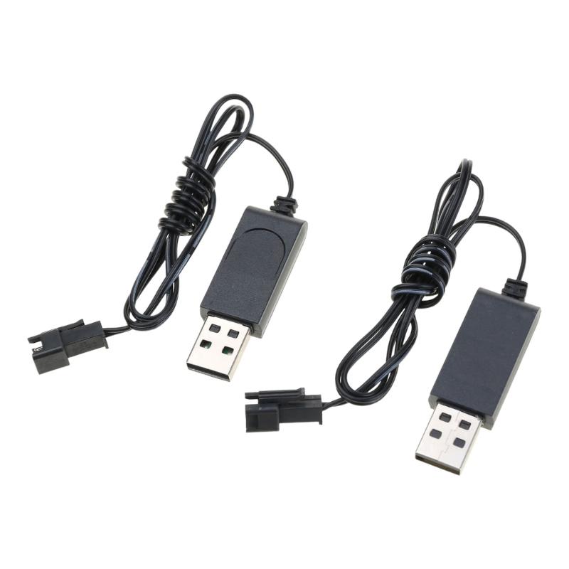 Drohnen-USB-Ladekabel mit Anschlüssen, Akku-USB-Ladekabel 3,7 V 500 mAh Ausgang mit LED-Anzeige