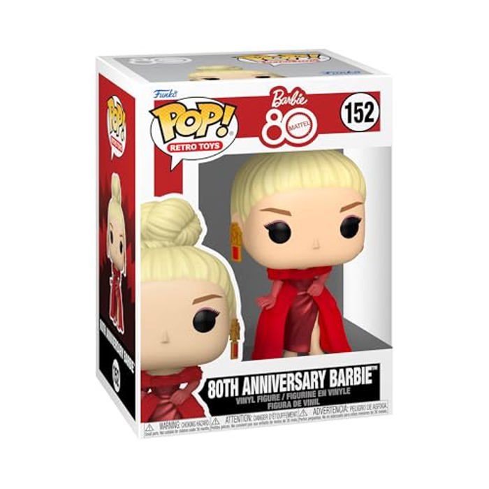 Figurine Funko Pop! - Mattel - Barbie 80ème Anniversaire - Vinyle Durable - Cadeau Idéal - Collection