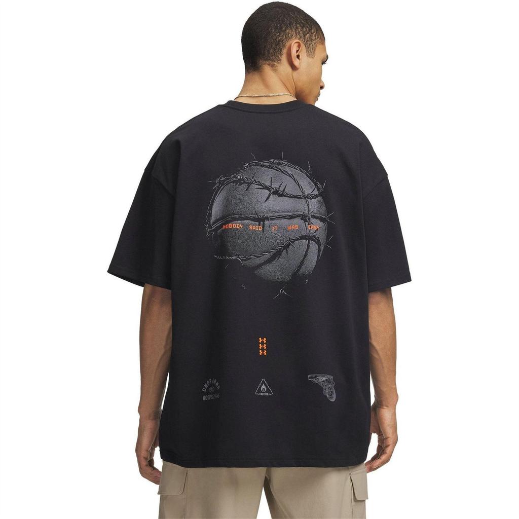 Under Armour Mens Back Print Heavyweight T-Shirt