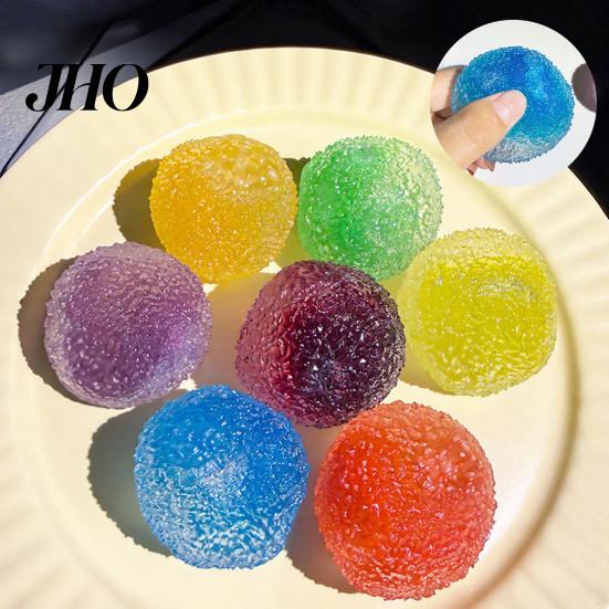 Stress Relief Sensory Toy Shapeable Ball Anxiety Textured Squeeze Soft Kids Reliever Stretchy Moldable Pinch Fidget Decompression Tool