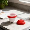 6PCS Egg Boiler Cup Non Stick Egg Cooker Silicone Egg Boiler Mould for Household Kitchen