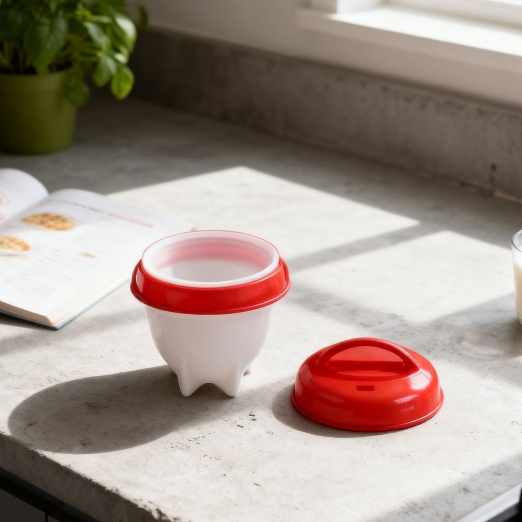 6PCS Egg Boiler Cup Non Stick Egg Cooker Silicone Egg Boiler Mould for Household Kitchen