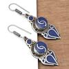 Tibetan Turquoise Lapis Lazuli Nepali Earrings Handmade Jewelry Coral Tribal