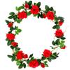 Elegant 69-head White Rose Artificial Vine For Wedding And Home Decoration