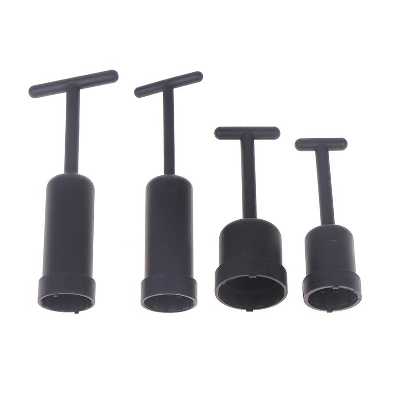 5 Pcs G9 Sleeve For Lamp Cap Outer Ring,G9 Socket Ring Removal Tool,Black Pvc Plastic Wrench And T-Type Fast Dual-Use Sleeve