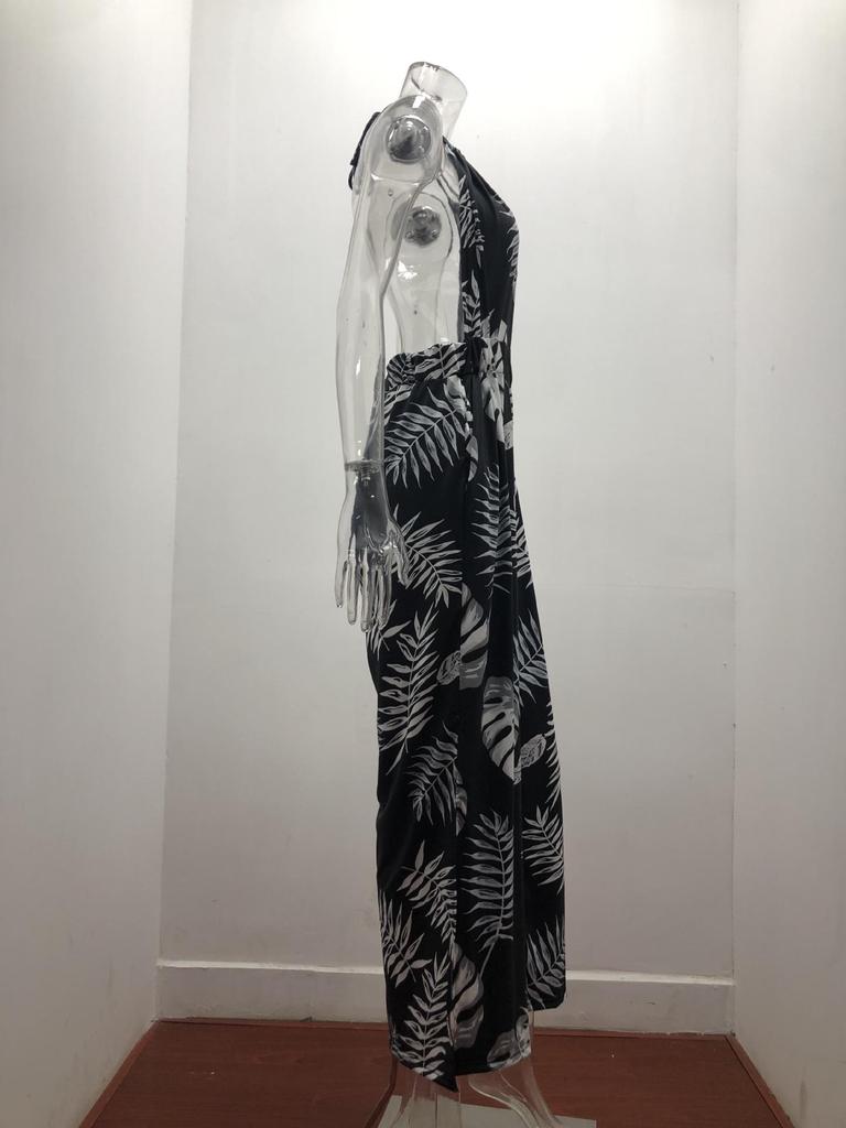 Europäischer & Amerikanischer Damen-Träger-Jumpsuit mit weitem Bein - Lässige Frühjahrs-/Sommerkleidung 2026