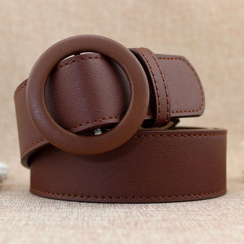

Simple And Modern Womens Waist Belt In Pu Material Perfect For Fall 2023 Trends Fashion кофейный