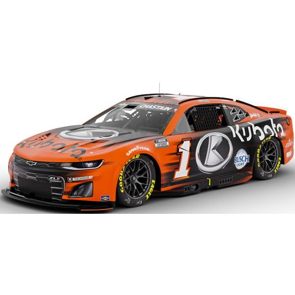 Kyosho Lionel Racing NASCAR CUP (NASCAR Cup Series) 1/64 Scale KUBOTA 2025 Chevrolet Camaro ZL1 Ross Chastain #1 Finished Model LR321679