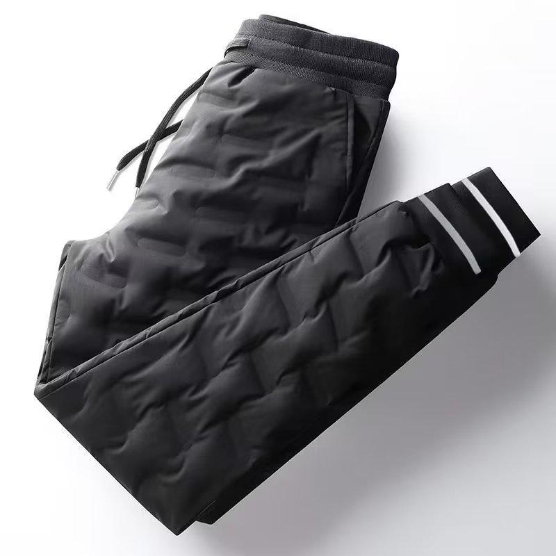 Pantalones de Moda para Hombre de Invierno Impermeables y a Prueba de Nieve con Forro de Terciopelo