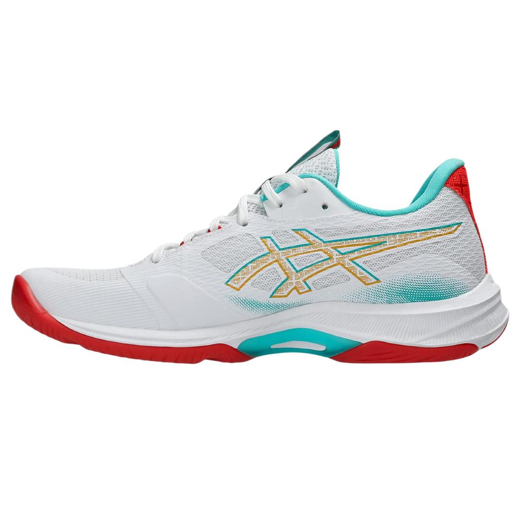 Asics Netburner Ballistic FF 4 Weiß Seeglas Damen Sneaker 1052A090-960