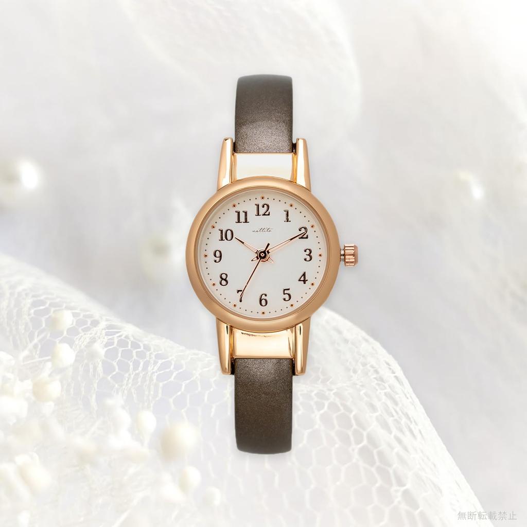 Analog Bangle [Fieldwork] Women's Watch, Brown, GY077-4