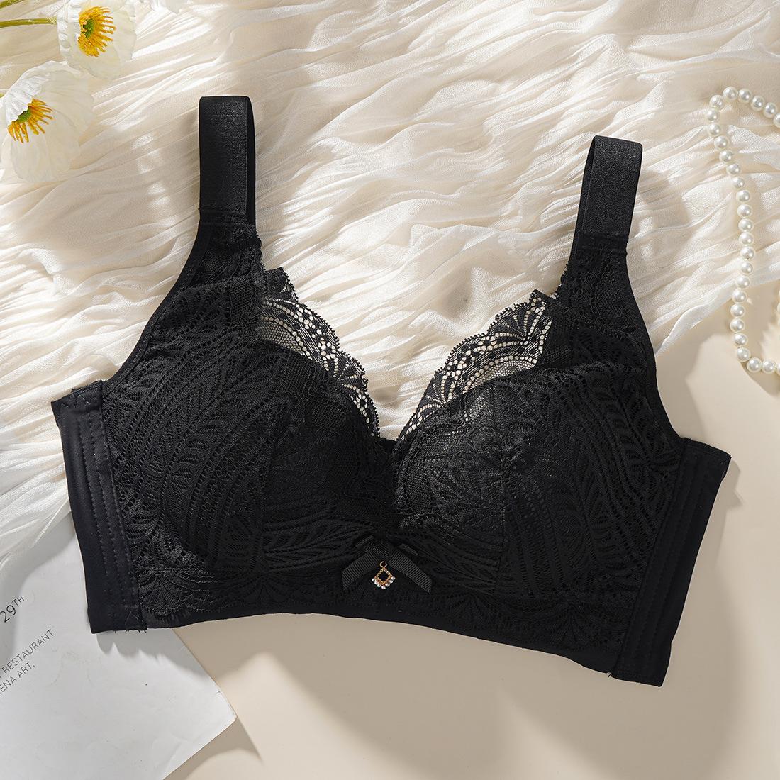 

Новый бюстгальтер с боковой поддержкой, мягкая чашка, женское нижнее белье, сексуальный бюстгальтер 80 чёрный