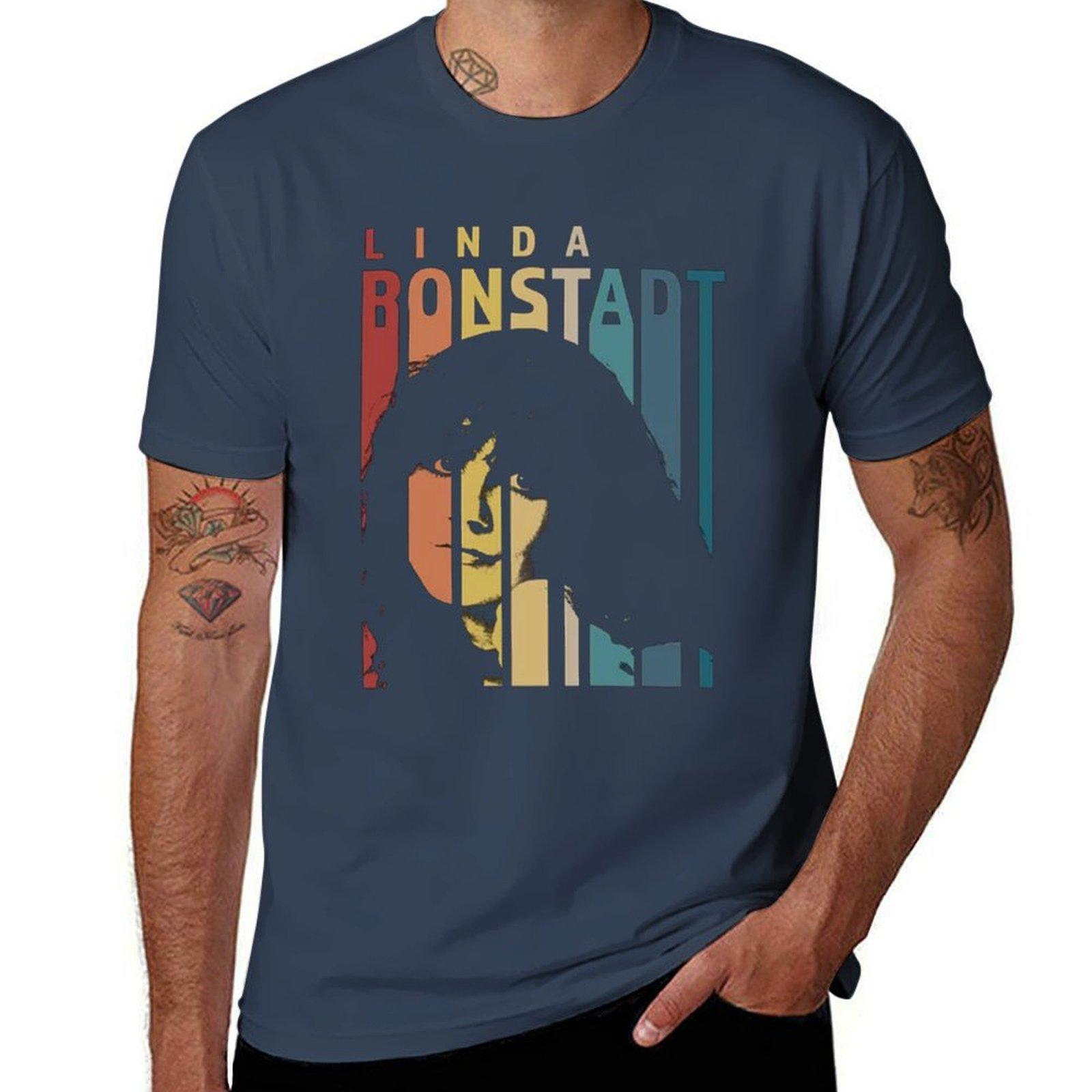 Linda Ronstadt Tshirt Summer Casual Loose Tshirt S