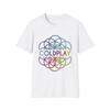 Coldplay Band Tour Grafik Vintage Pop Rock Unisex T-Shirt Unisex Baumwolle Kurzarm Yk Oversized Mode T-Shirt Beliebtes Oberteil