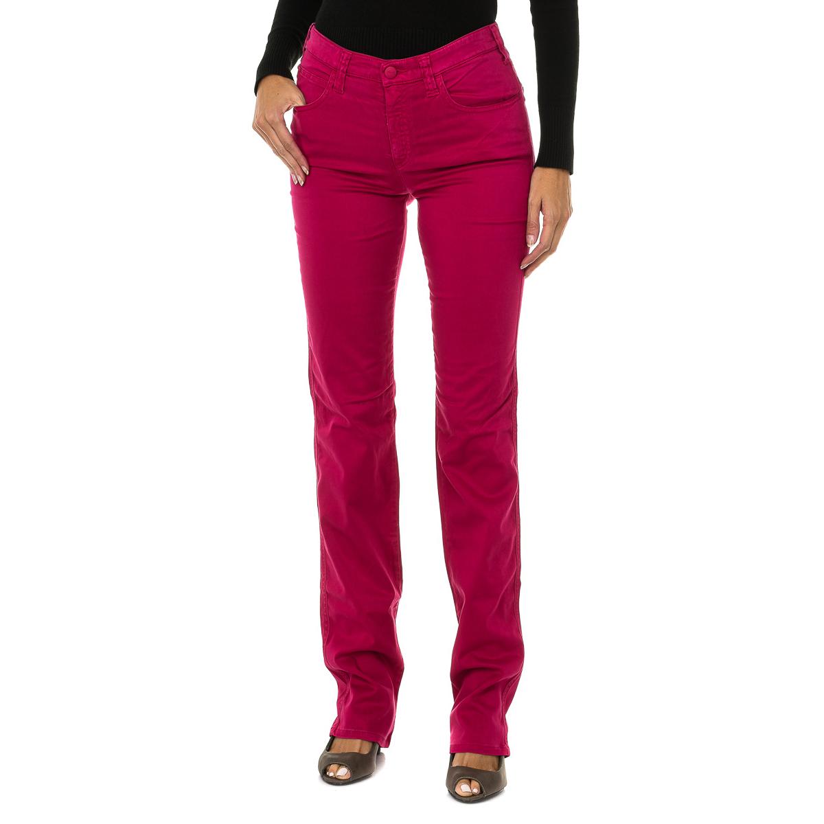 

Женские длинные брюки из эластичной ткани 6Y5J75-5N22Z 25-USA розовый