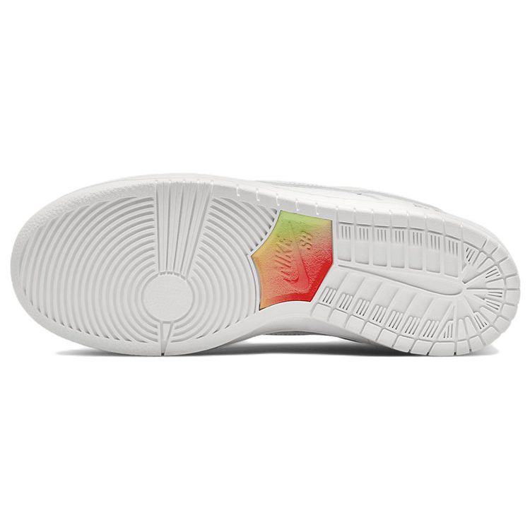 Кроссовки унисекс Nike Dunk Low SB Be True White Summit-White Rainbow DR4876-100 40.5 — фото 6