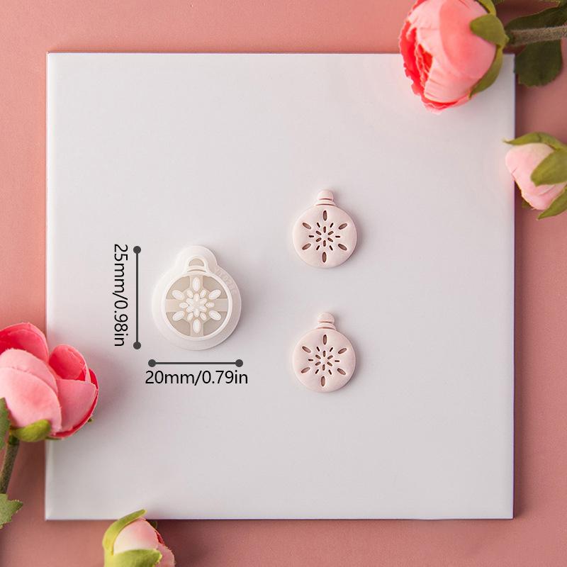 Embossing Tools Soft Pottery Earrings Clay Mold Bells Socks Crystal Ball  Cutting Mold