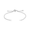 Adjustable DIY Beaded Pearl & Stainless Steel Bolo Chain Bracelet