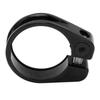 Bike Seat Post Clamp 31.8mm Aluminium Alloy CNC Cutting Ergonomic Hollow Design   Seatpost Clamp